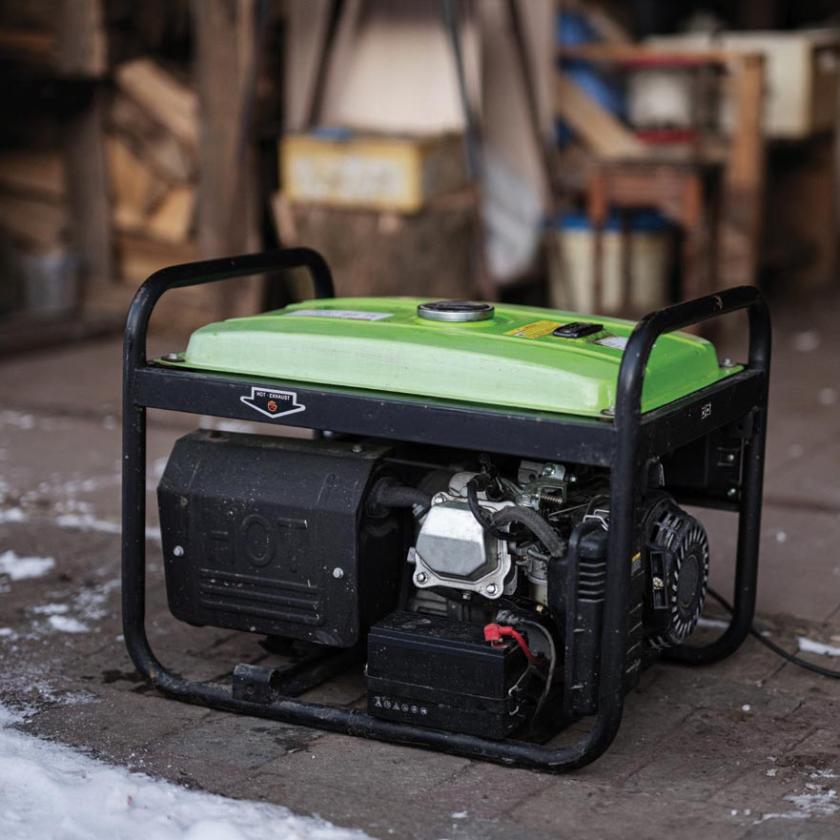 Standby generators are permanently mounted outside the home, then connected to the home’s electrical system. Standby generators run on propane or natural gas and must be installed by a professional electrician. ADOBE STOCK PHOTO BY SPHRANER