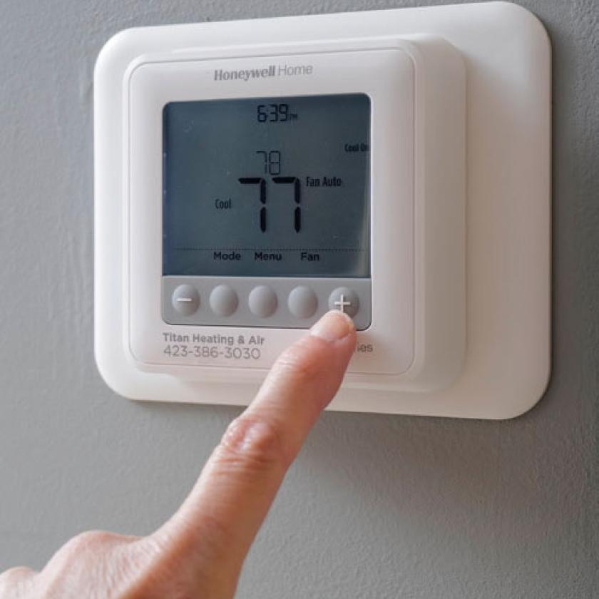 Adjusting your thermostat  can lower your heating and cooling costs. 