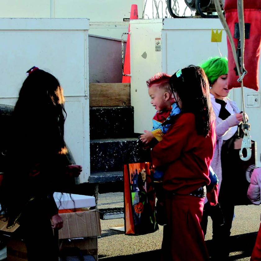 Farmers’ Electric participates the Clovis Christmas light parade.