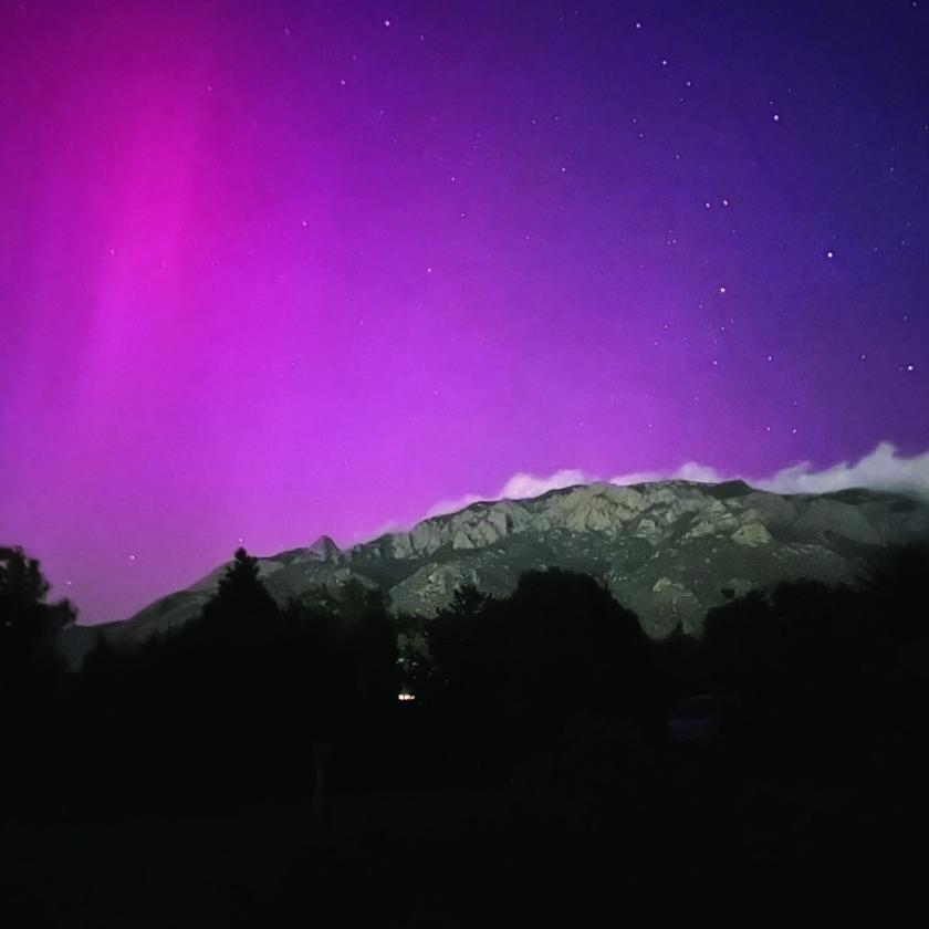 Purple Sky & Stars
