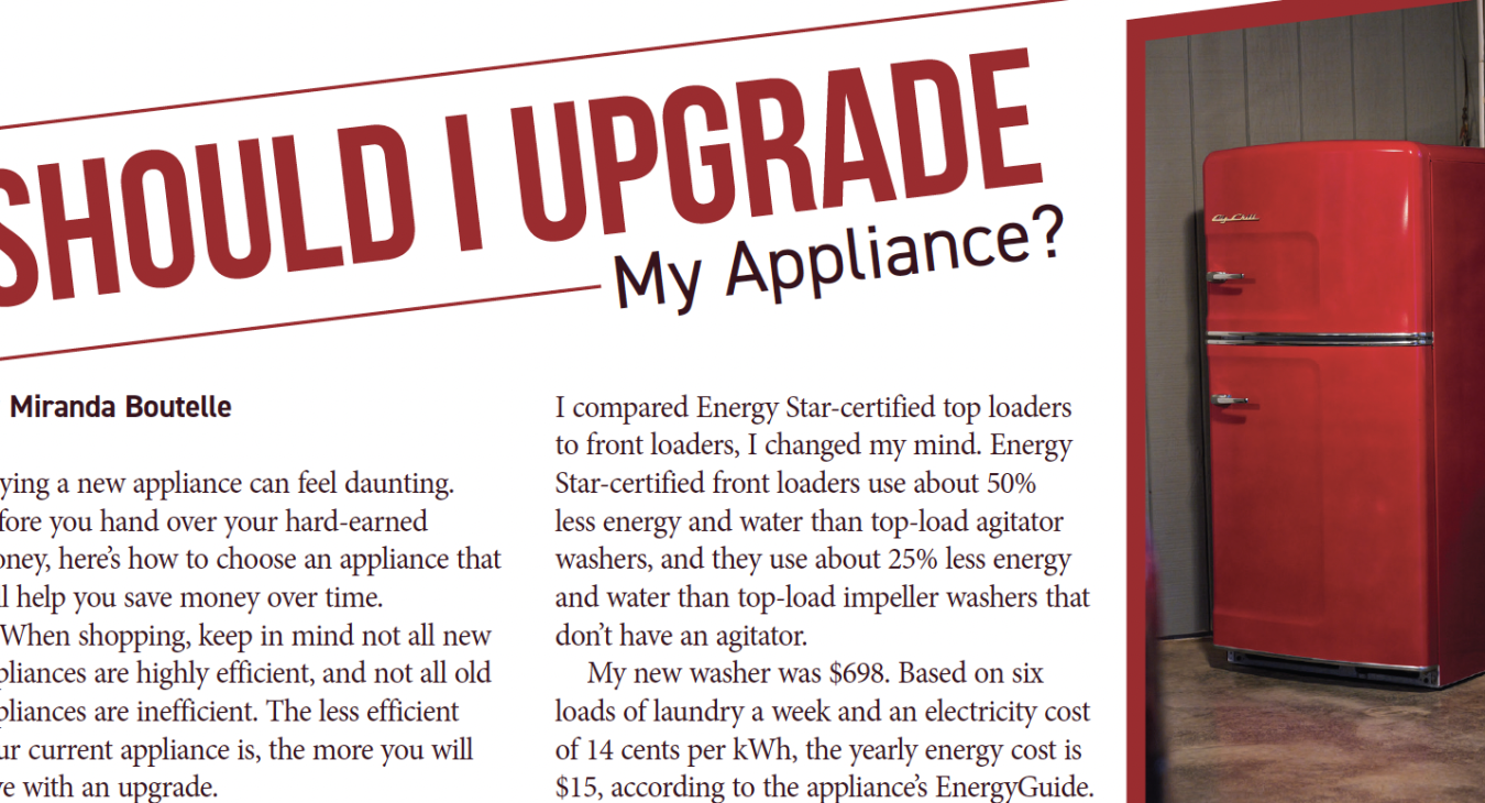 Upgrading Appliances