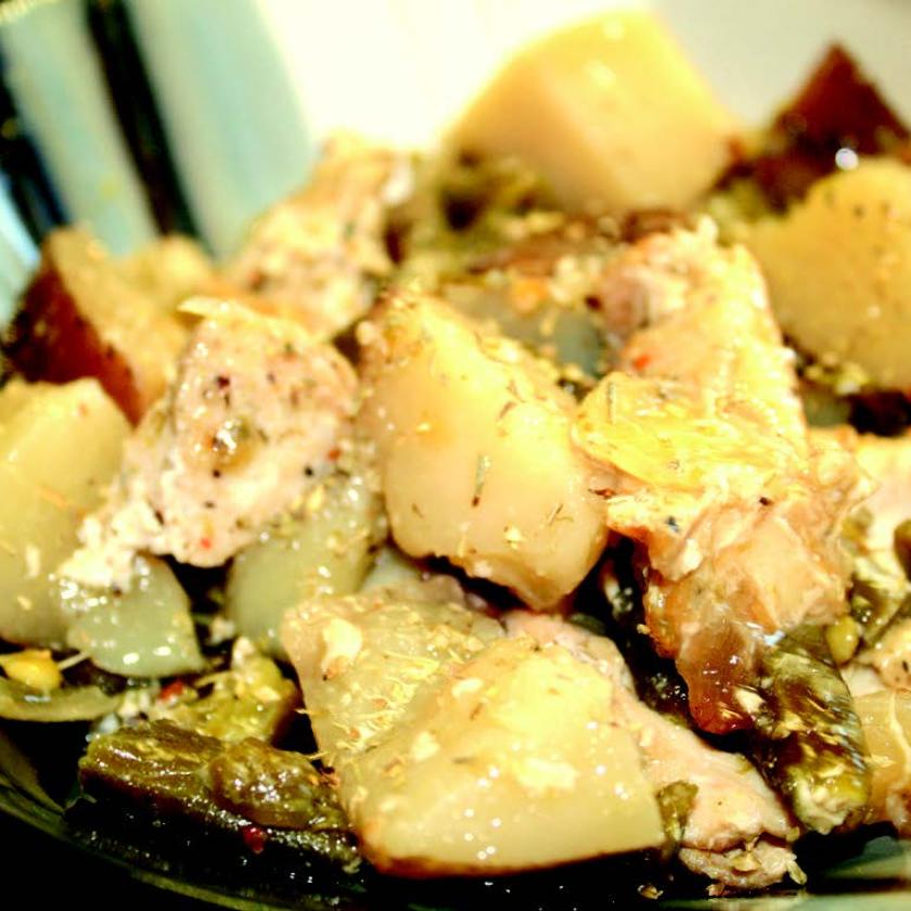 Slow Cooker Chicken Green Beans